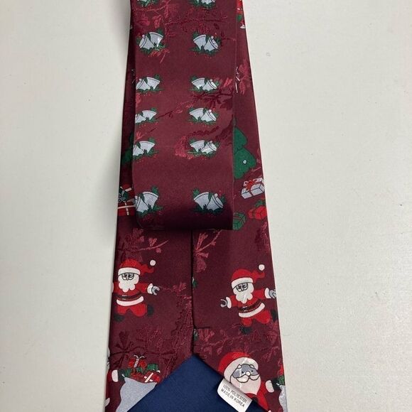 RENAISSANCE, Christmas Men’s Tie, Hand Made, imported by N. B. Silk Trad Co. - Picture 8 of 12